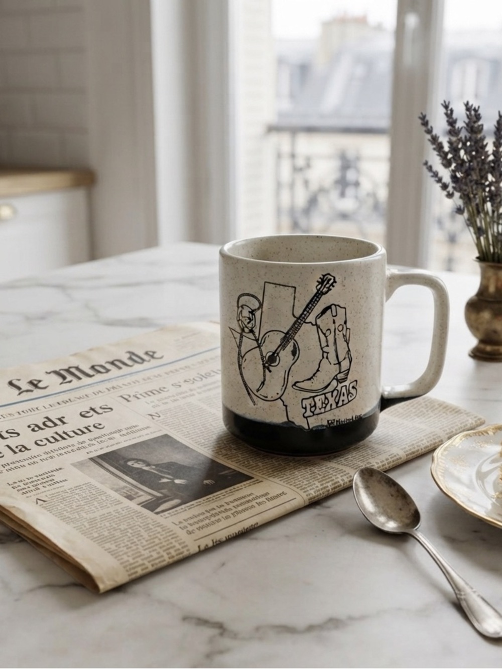 Vintage Texas State Ceramic Coffee Mug